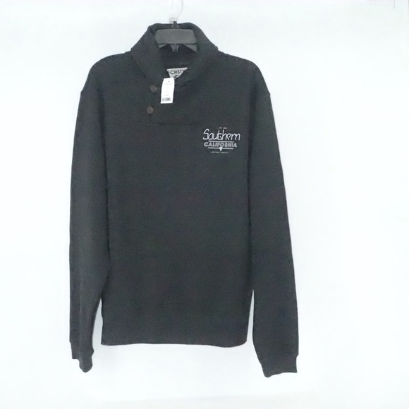 Men's Sweater by SO CAL Pullover Black Large NWT OC - Picture 7 of 7